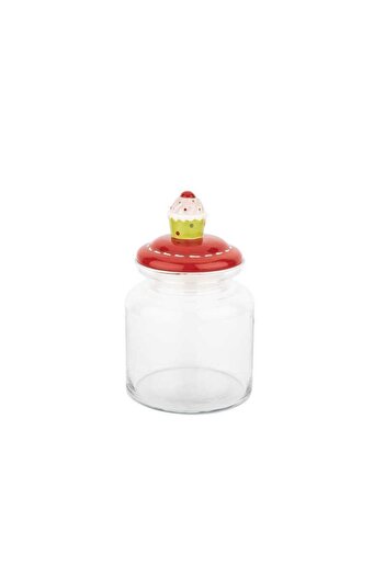 Tantitoni Cupcake Ceramic Jar with Lid 1085ml