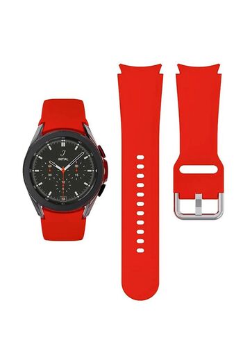 ÜNİCELL Curved Design Silicone Band Compatible with Samsung Galaxy Watch 4 5 Pro 6 40 42 43 44 45 46 47 Mm