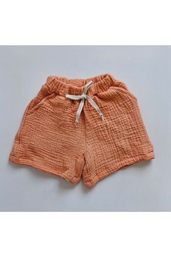 Mia Unisex Children's Shorts - Home & Baby 4 Layer Muslin