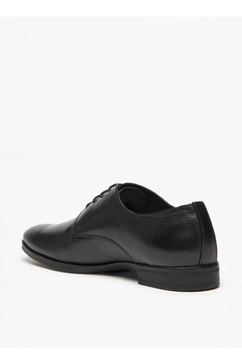 LBL by Shoexpress Solid Derby Shoes with Lace-Up Closure