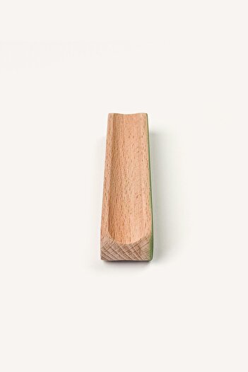 Kulpingo Mâner dulap din lemn de culoare verde salvie de 96 mm