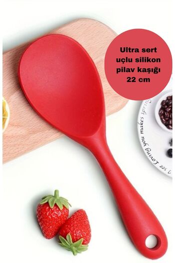 BRE HOME 22 cm ultra-hard tip silicone rice spoon high temperature resistant Fireproof Nonstick