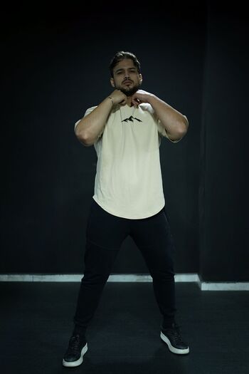Oxlade ΟΞΛΑΔ ®   - Ανδρικό μπλουζάκι Oversize, Elite ύφασμα 100% βαμβάκι, The Mountain