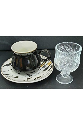 Heredot Mithra Life 6-Piece Crystal Coffee Side Cup Set - MIT1016