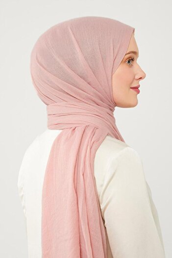 Levidor Pink Wrinkled Fabric Hawaiian Shawl