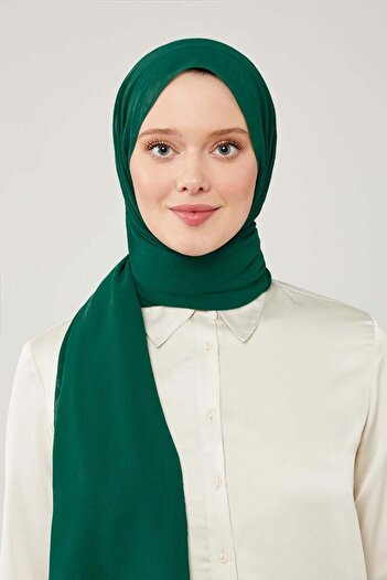 Levidor EmeralD Frozen Crepe Shawl - SoliD Color