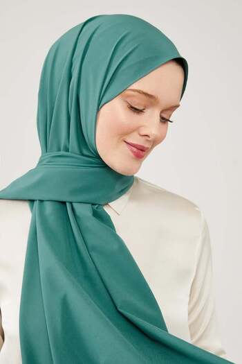 Levidor Σάλι Elegance Mint Green με απλό σχέδιο