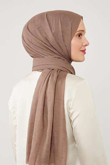 Levidor K.Mink Wrinkled Fabric Hawaiian Shawl