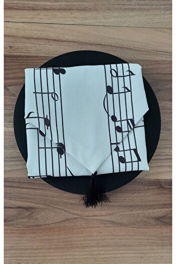 Papuli Set of 6 Patterned Runner and Upholstery Fabric Plates
