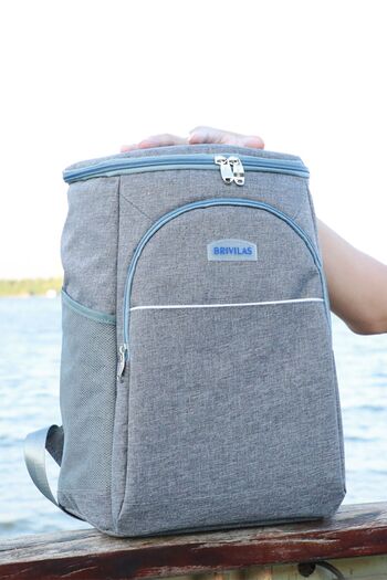 Ecrou Gray Oxford Fabric - InSulated Cooler and Multifunctional Backpack