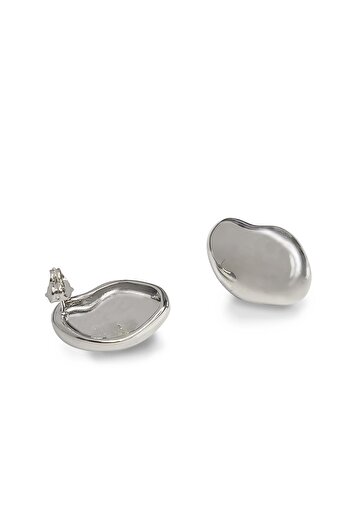 New Obsessions Minimalist Silver Color Plain Stud Earring