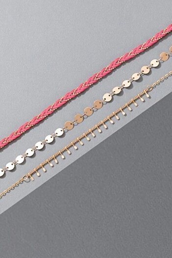 New Obsessions Anklet Set 3 Pieces