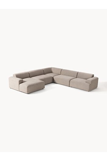 S Home Design Concept Molly Xl Köşe Koltuk Takımı Sol Köşe Keten Vizon