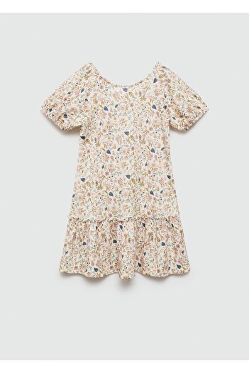 MANGO Kids Çiçekli elbise