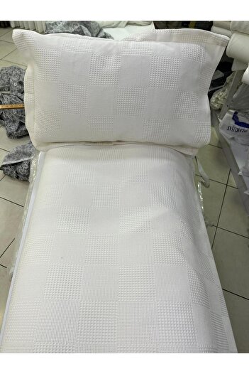 Coperta Cotton Pique and Pillowcase - Home