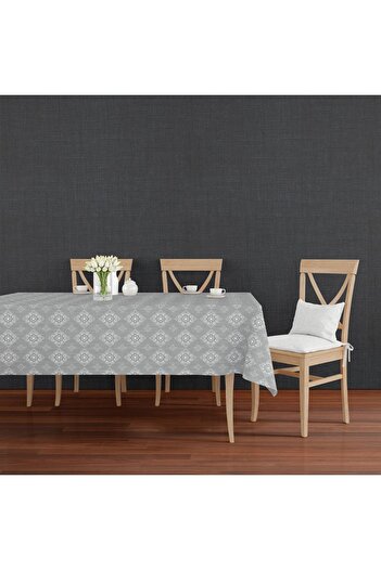 Willuxe Washable Wipeable Stain Resistant Hygienic Oilcloth Tablecloth