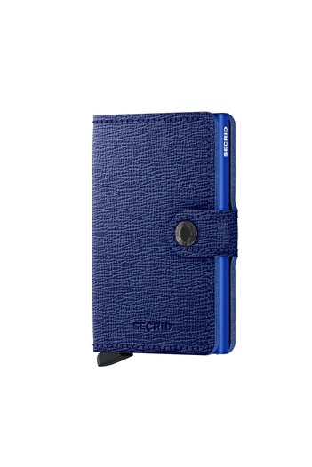 Secrid Miniwallet Crisple Cobalt, N/A - %100 Ευρωπαϊκό Δέρμα Πορτοφόλι