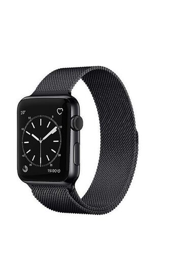 Nezih Case Apple Watch Series 3-9 Stainless Mesh Metal Milan Band - 38mm 40mm 41mm