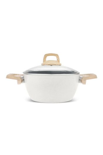 Karaca Swiss Crystal Kochtopf Creamy, 20 cm