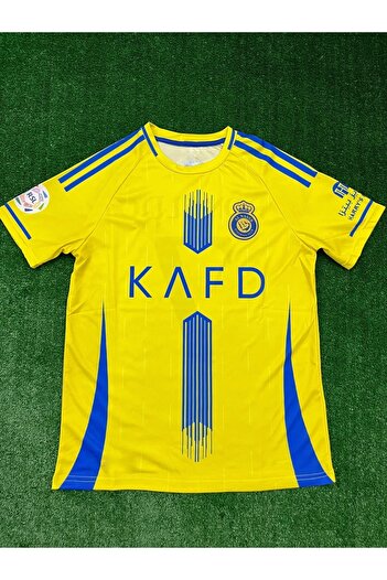 yenteks C.Ronalo - Nassr Yellow Color AdulT ShorT Sleeve FooTball Uniform T-Shirt FGBF3737f