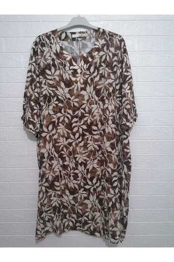anne moda ankara Size 52-58 100% Cotton Super Wide Summer Dress