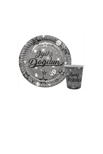 ikm balon 8-piece Concept Plate and Cup Set