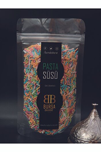 Bursa Baharat Renkli Pasta Süsü 50 Gr