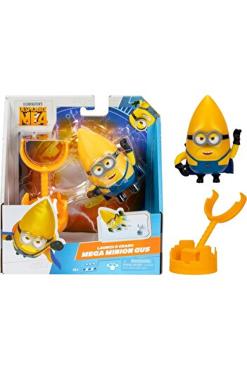 GIOCHI PREZIOSI Minions Despicable Me 4 Action Figures Despicable Me Mega Gus Figure 10cm