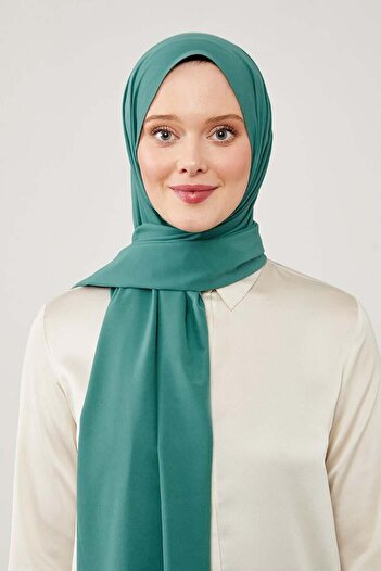 Levidor Σάλι Elegance Mint Green με απλό σχέδιο
