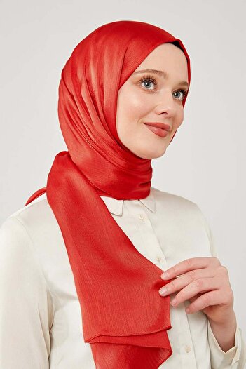 Levidor Janjan Patterned Red Shawl