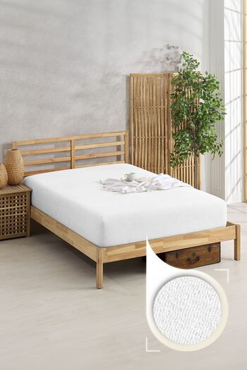 The Berb Cotton Towel Sheet - 4-Side Elastic, Single/Double, Elastic Towel Sheet