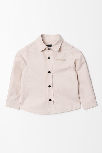 Gold Class Kidswear Katlanabilir Uzun Kol Basic Erkek Çocuk Gömlek