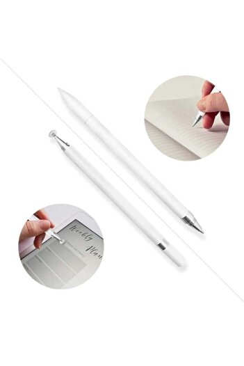 CoverCenter Drawing & Writing Pen For Honor Pad X8 Lite Neo Mint Compatible Tablet Phone 2 In 1 Disc Tip