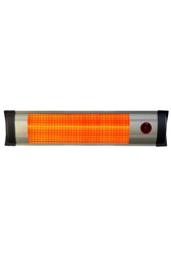 UFOMAX Wall Duvar Tipi (UZAKTAN KUMANDALI) 2 Kademe 1800w Carbon Elektrikli Isıtıcı Füme Uc-745