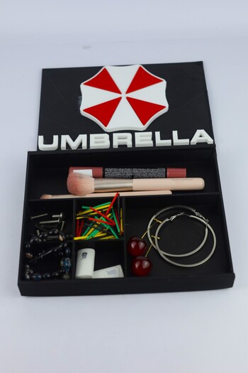 domini ResiDent Evil Umbrella Corporation - Multi-purpose Organizer Organizer - 20cm x 16cm x 2.5cm