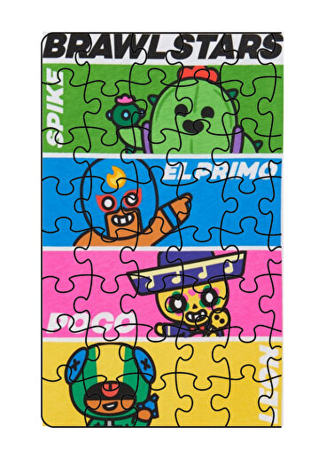 ALPŞAN TİCARET Brawl Stars Puzzle - 99 Pieces Leon Spike Poco