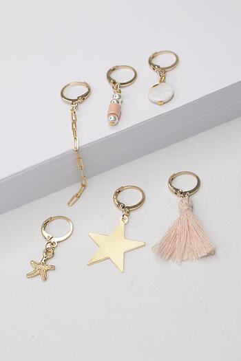 New Obsessions Multiple Star Earrings Set
