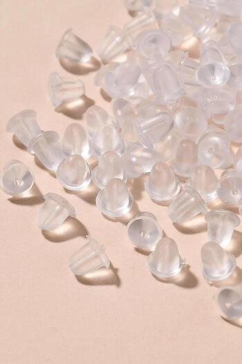 New Obsessions Earring Back Plastic 100 Pieces