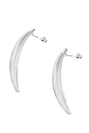 New Obsessions Minimalist Oval Banana Earrings