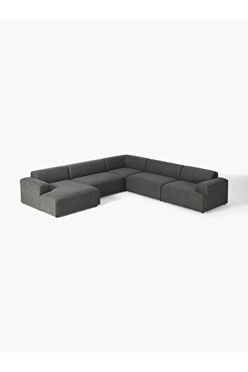 S Home Design Concept Molly Xl Köşe Koltuk Takımı Sol Köşe Keten Antrasit