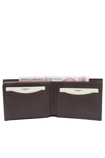 Cacharel Ανδρικό δερμάτινο πορτοφόλι Brown Wint - 2363W18