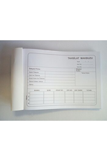 DEFTERSAN Collection Receipt A5 13.5x19 Cm Autocopy 6 Pieces