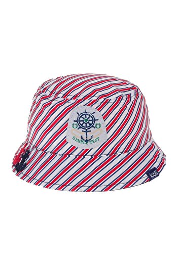 Kitti Baby Boy Striped Trilby 3-7 Months Head Circumference 39-43 Cm