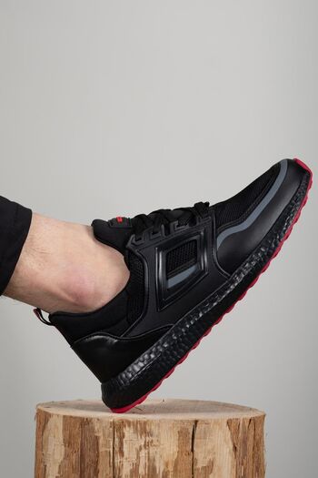 Riccon Ανδρικά Sneakers0012350 Μαύρο Κόκκινο
