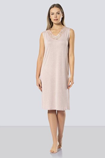 TÜREN Türen Women's Lace V-Neck Nightgown