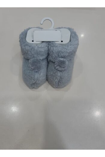 Funny Baby Unisex Baby Soft Pompom Booties