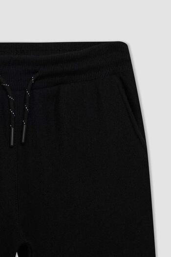 DeFacto Boy's Black Jogger Sweatpants - Ελαστική μέση και τσέπες 25k801t01287