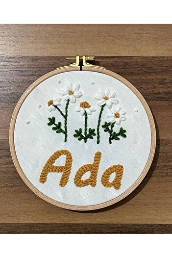 afralya home Bebek Çocuk Odası Yenidoğan Isme Özel Kapı Süsü- Duvar Dekorasyon Aksesuarı 25 Cm