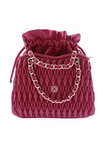 DGN Red Sl4080 Model Chain Strap Women's Bag
