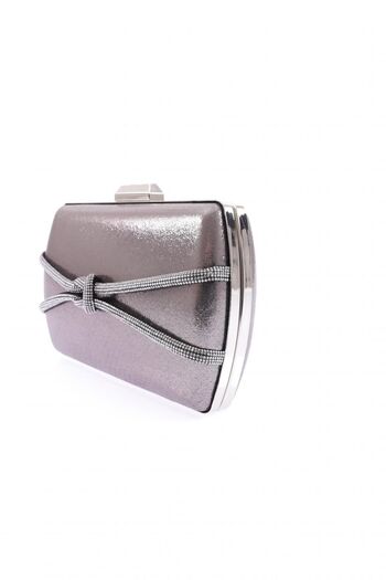 DGN 9276-22y Women's Evening Dress - Platinum Plated Portfolio Bag